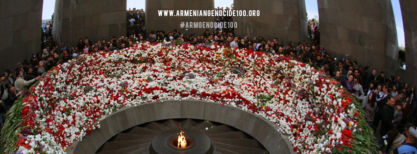 Eternal flame of the Armenian Genocide